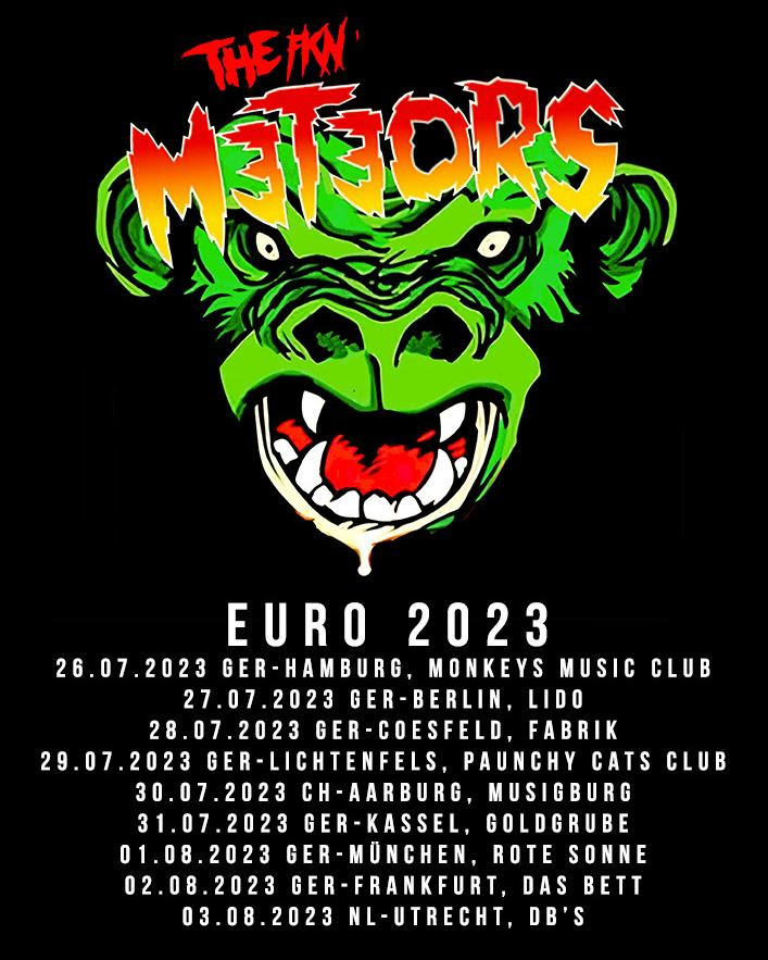 the meteors tour dates 2023